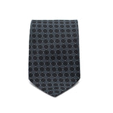 BLACK LUXE PATTERN TIE AND POCKET SQUARE SET